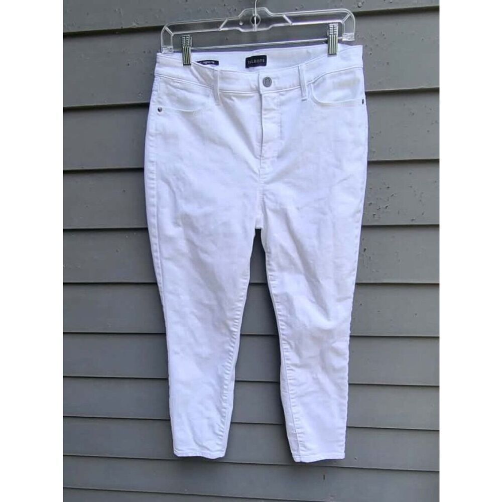 Talbots White Jegging Crop Jeans size 8